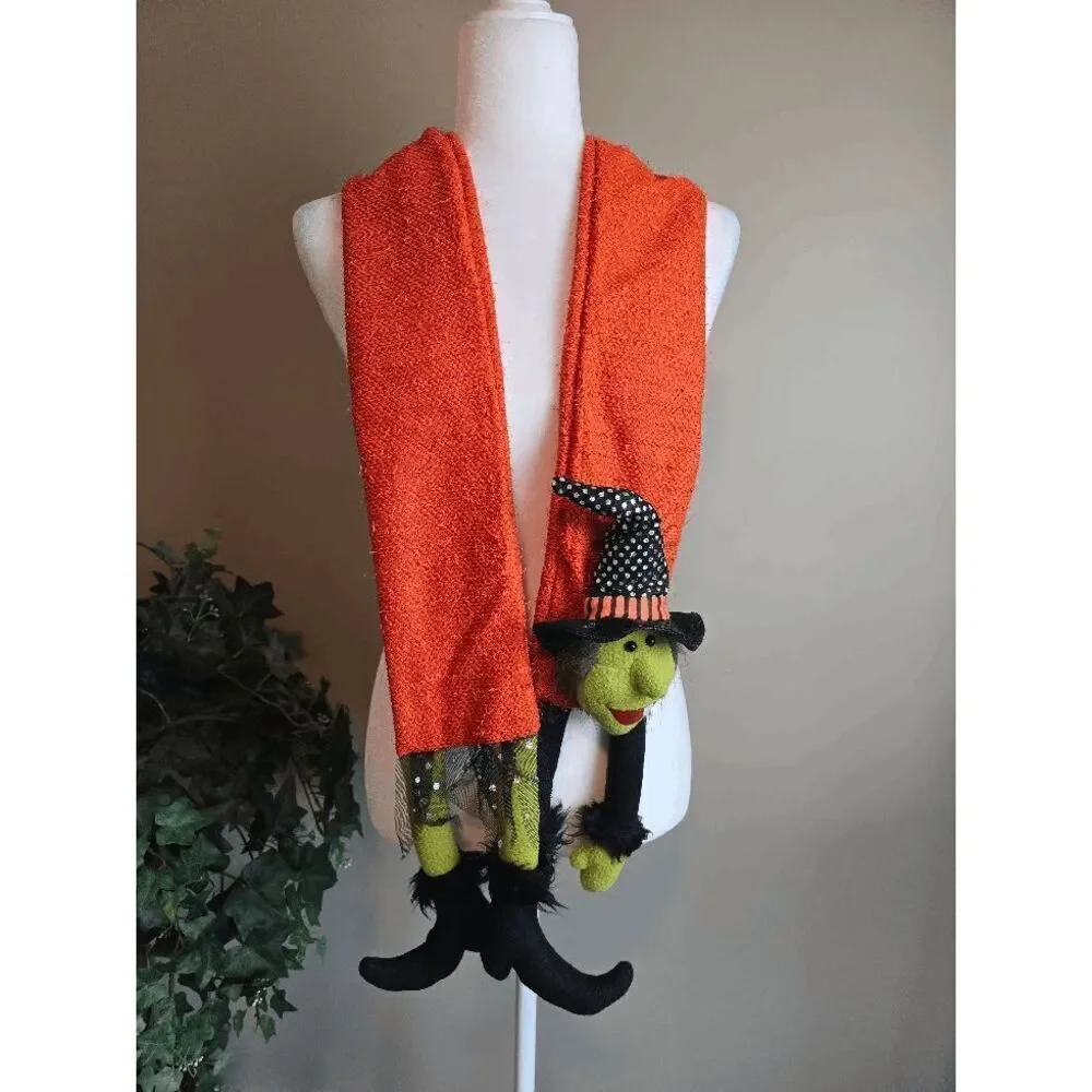 Scarf Halloween Theme Witch